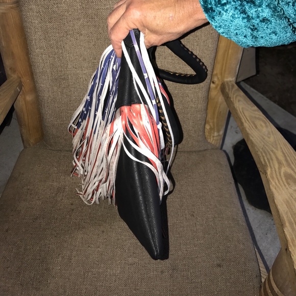 American flag fringe purse - Picture 4 of 4