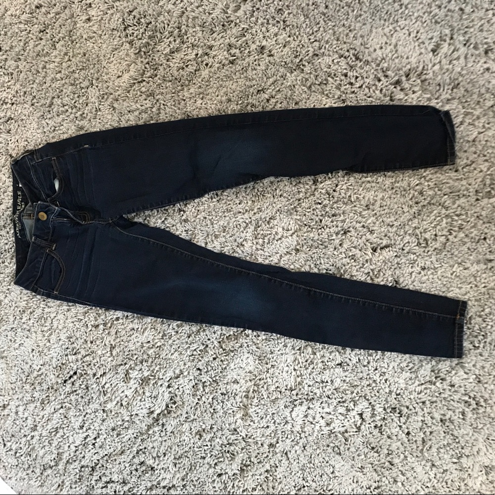 American eagle dark wash jeggings