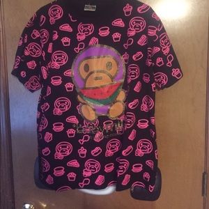 Baby milo bape tee