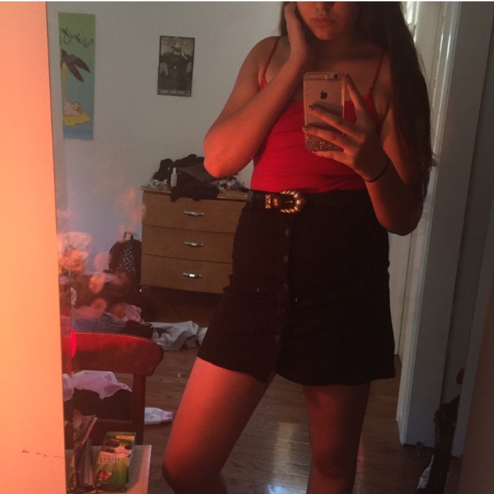 black missimo skirt