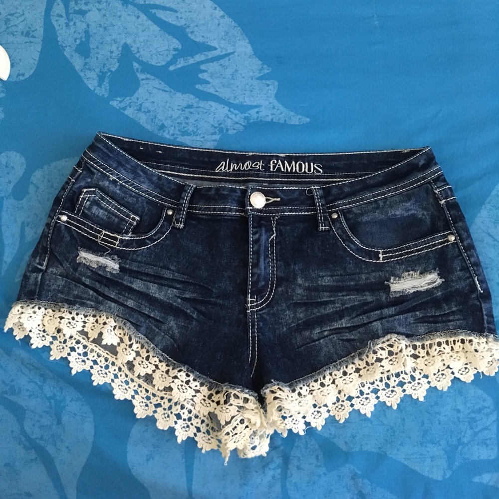 Lace Trimmed shorts
