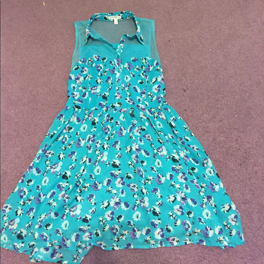 Floral Button-up Dress