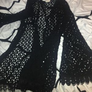 Long PacSun bell sleeved cardigan