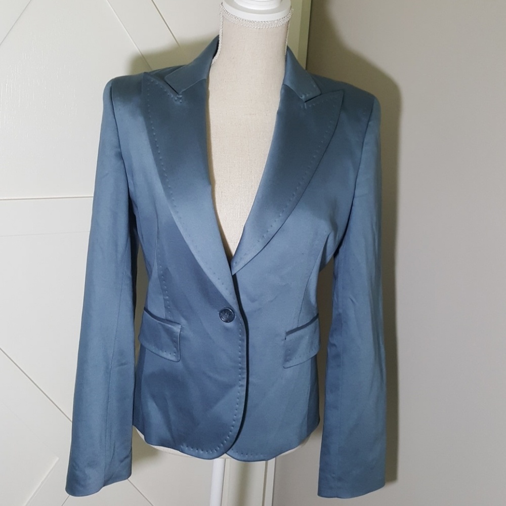 Express design studio blazer  blue sz 6 well made