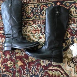 Genuine Black Mellissa Button Frye boots