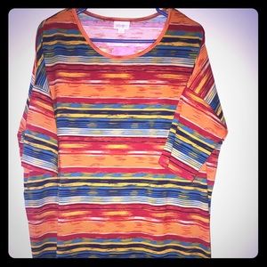 LuLaRoe Large Irma top! Beautiful colors!!!! 🦄🦄