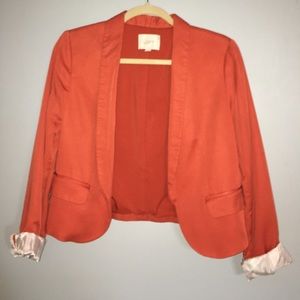 Red Orange Blazer