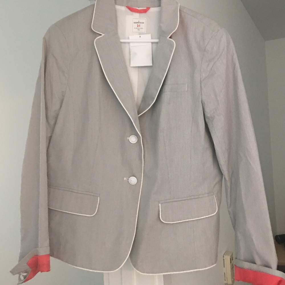 NWT! Sz 14 striped GAP Academy Blazer