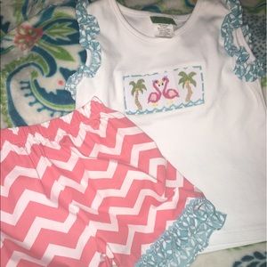 Stellybelly flamingo set