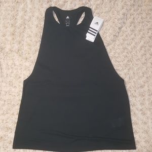 Black Adidas workout top