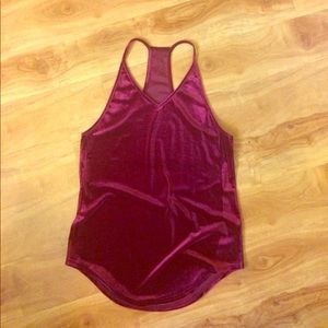 Velvet Red Racerback Tank
