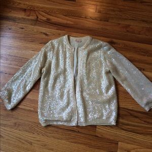 Vintage iridescent sparkly sweater