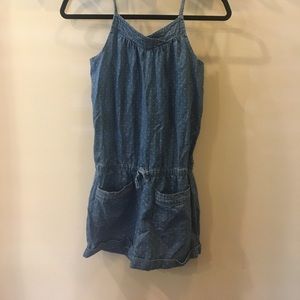Girls Gap Denim Romper