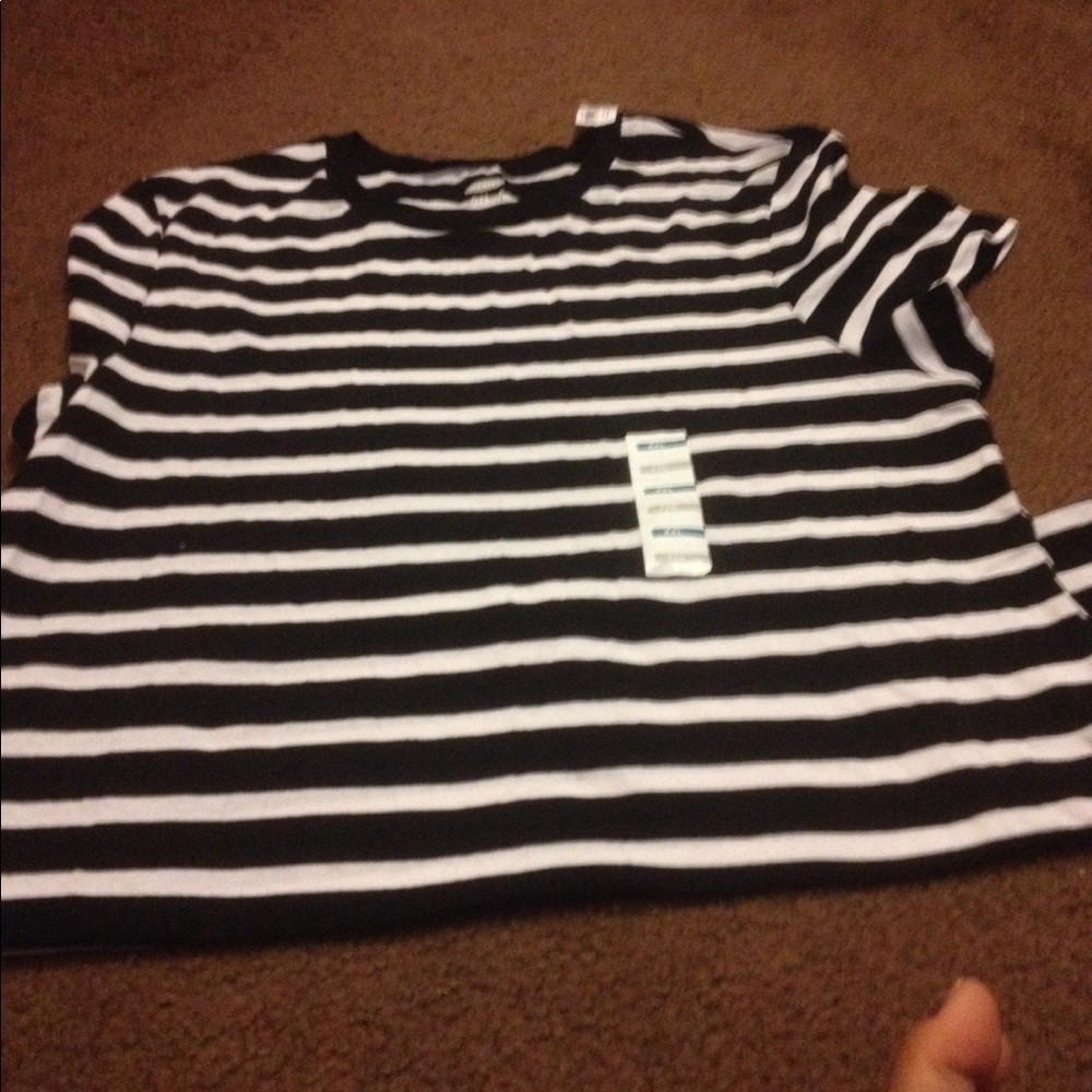 Woman's fitted striped top XXL