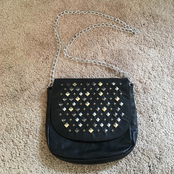 Material Girl Handbags - NWOT black studded bag