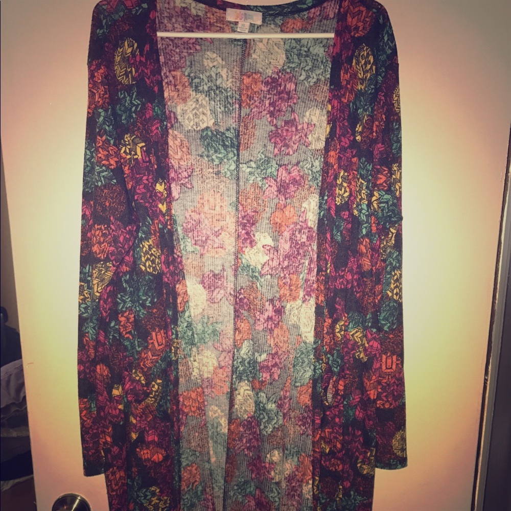 LuLaRoe Sarah XL duster with pockets