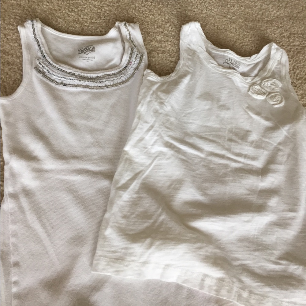 Two girls tank tops