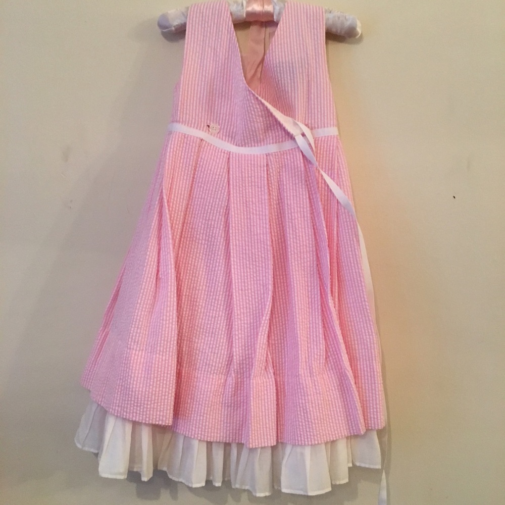 🌟HP🌟 Ralph Lauren seersucker wrap around dress