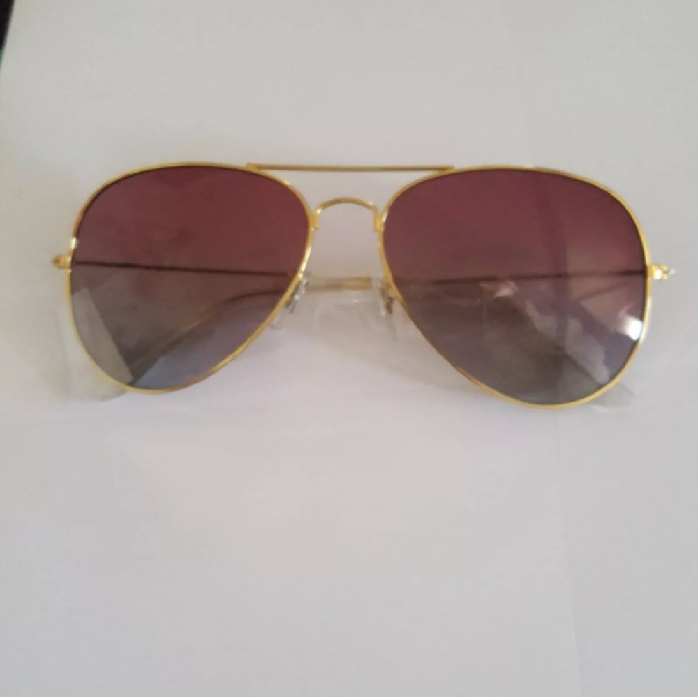 2 toned aviator sunglasses