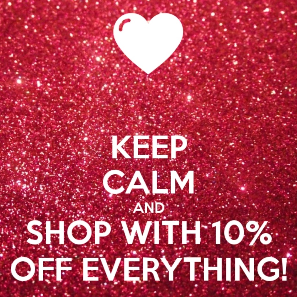 10% off everything in my closet