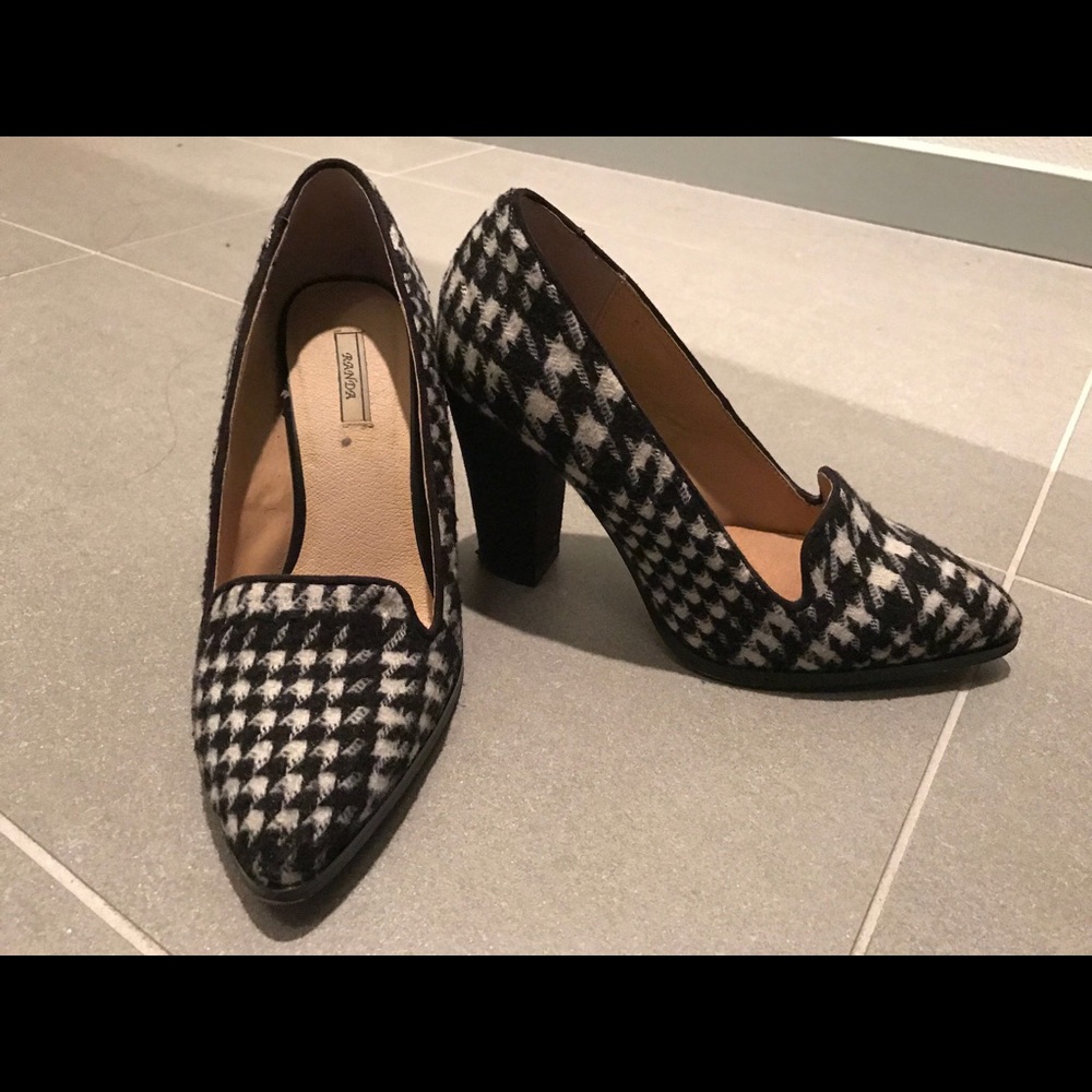 Women's heels - black and white