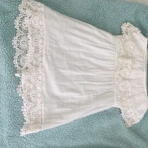O'Neill strapless white sundress