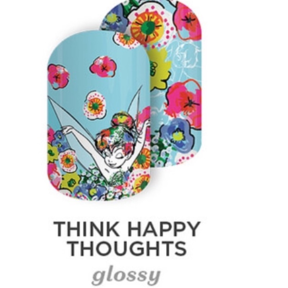 HALF SHEET Disney Jamberry Think Happy Thoughts 💚 - Picture 2 of 7