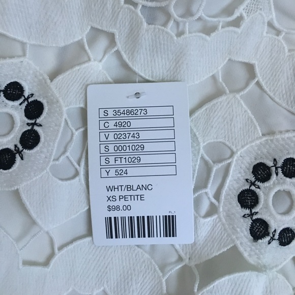 NWT Anthropologie Embroidered tank - Picture 4 of 4