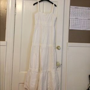 White peasant dress