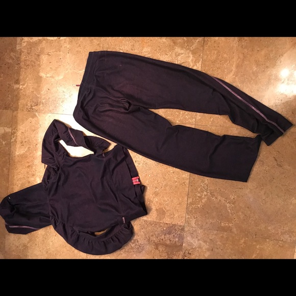 ❌sold Bebe logo workout sweats outfit lounge wear - Picture 3 of 4