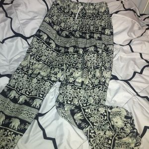 Cute elephant Harem flowy pants!