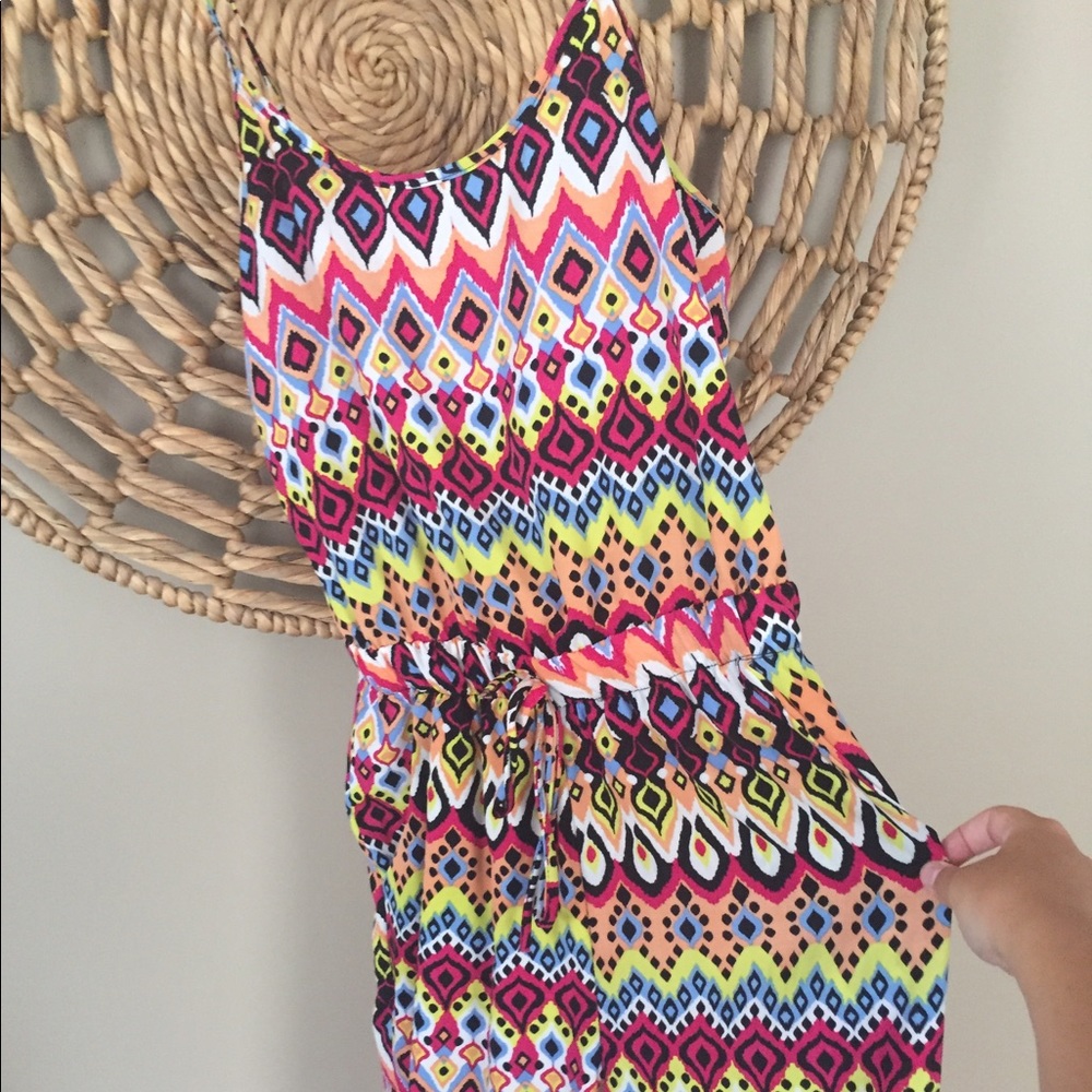 LONG ROMPERS (BLACK/ PATTERNED ONE)