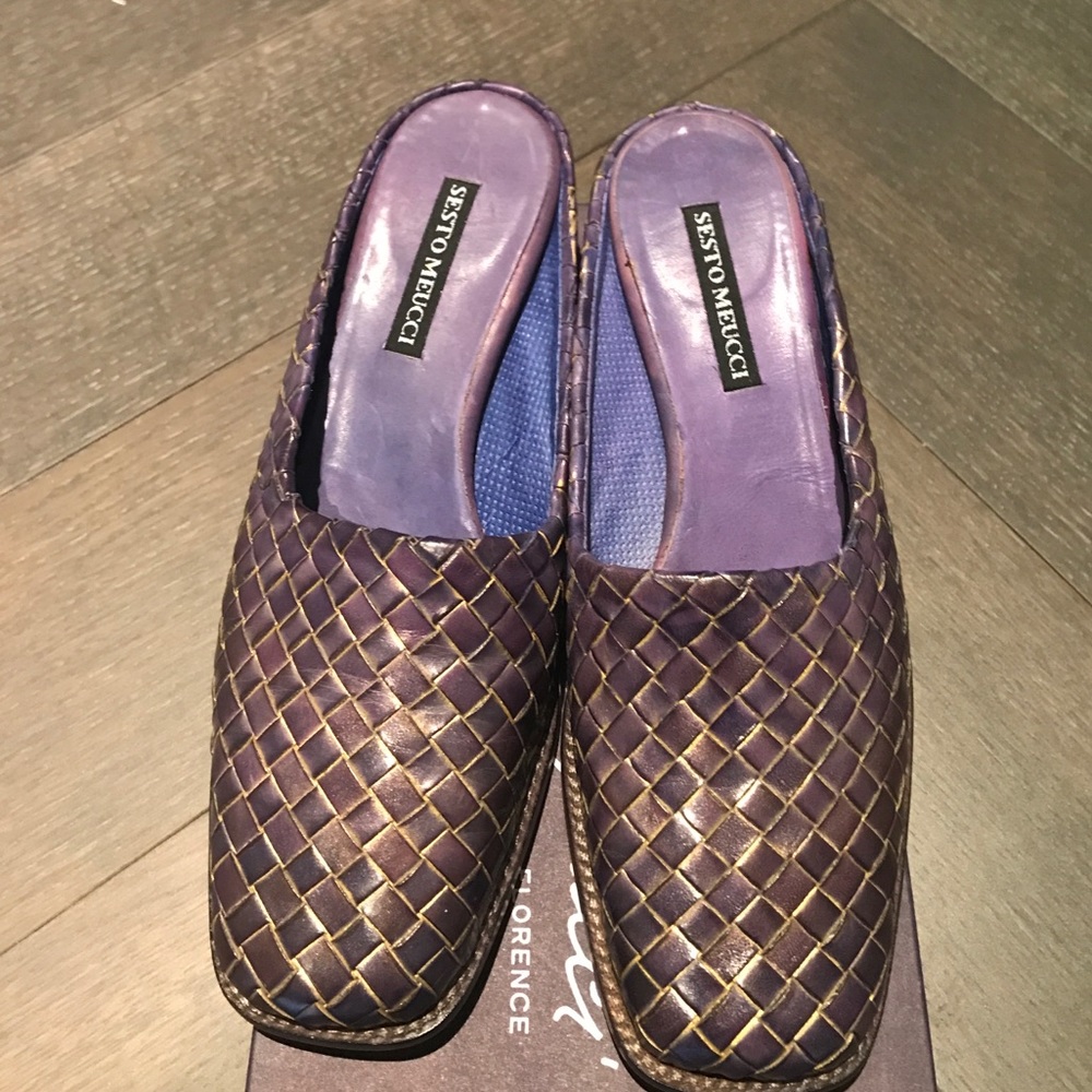Sesto Mucci vintage Sonya mules, size 7.5M