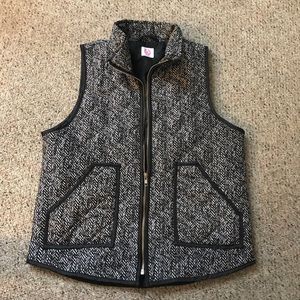 NWOT-WANNA B FROM ZUILLY PRINTED HERRINGBONE VEST
