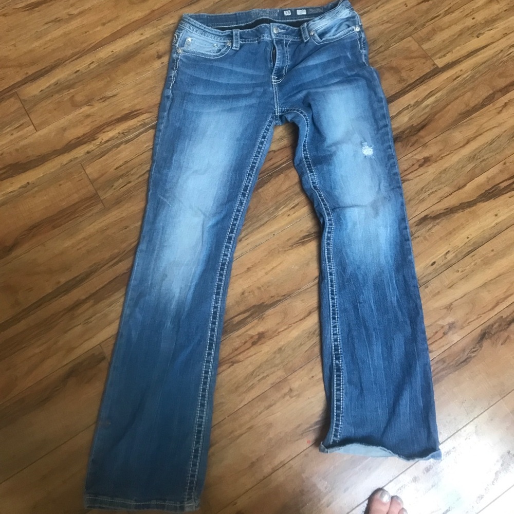 Miss me size 33. Inseam 34