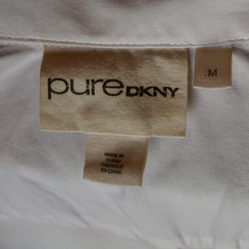 🎉SALE!🎉Crisp White Shirt A-Line Long Sleeve EUC - Picture 7 of 8