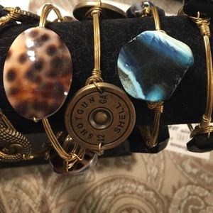 12GA Shotgun Bourbon and Bowtie Bangle