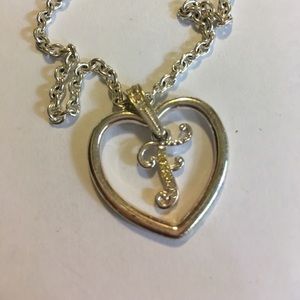 Jewelry - Silver Initial Bracelet Rhinestone Studded Letter Jewelry - Silver Initial Bracelet Rhinestone Studded Letter