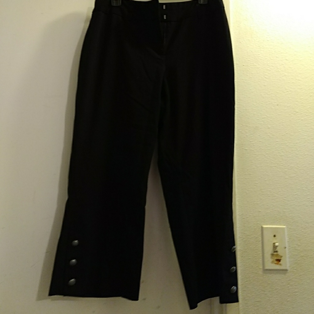Black dressy capri pants