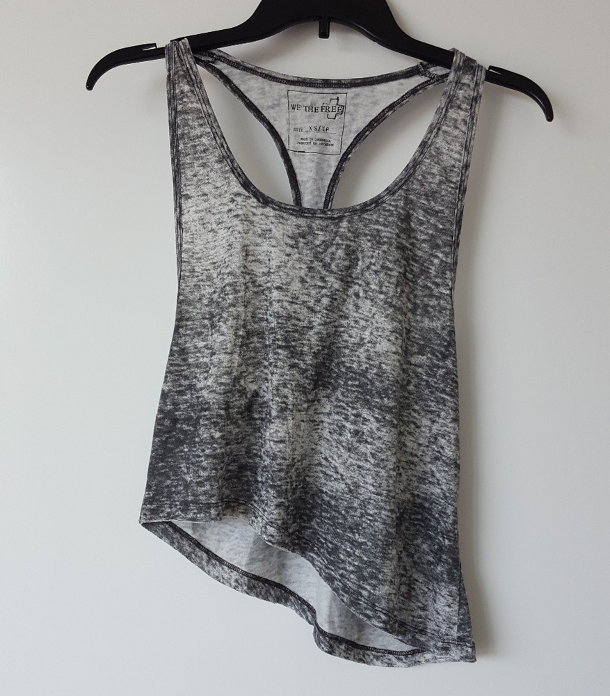NWOT Free People Assymetrical Hem Tank