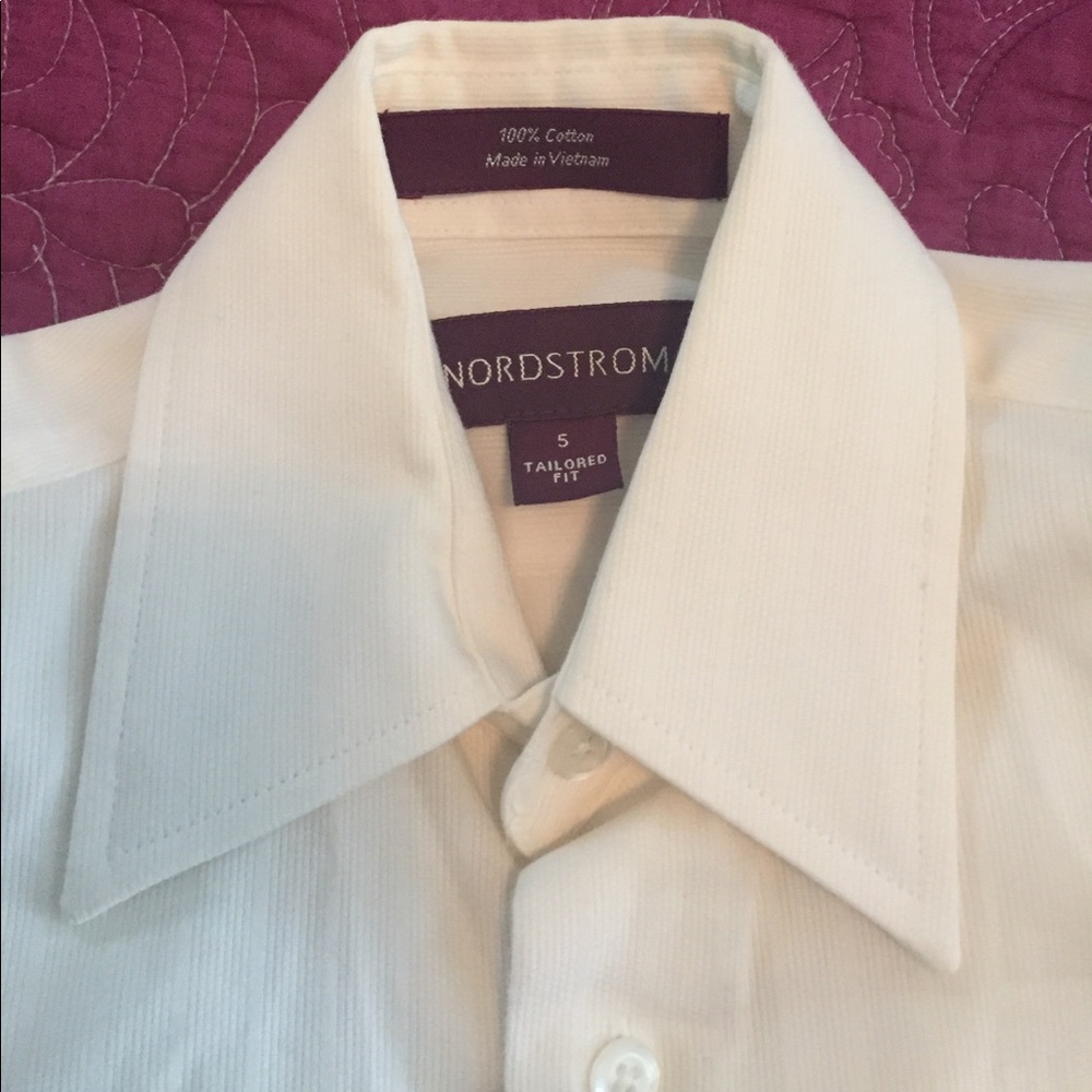 Boys white dress shirt