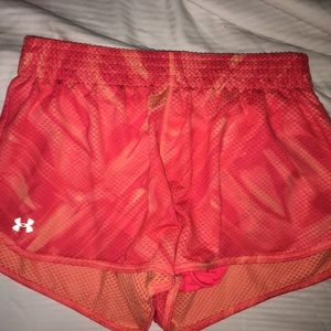 pink under armour shorts