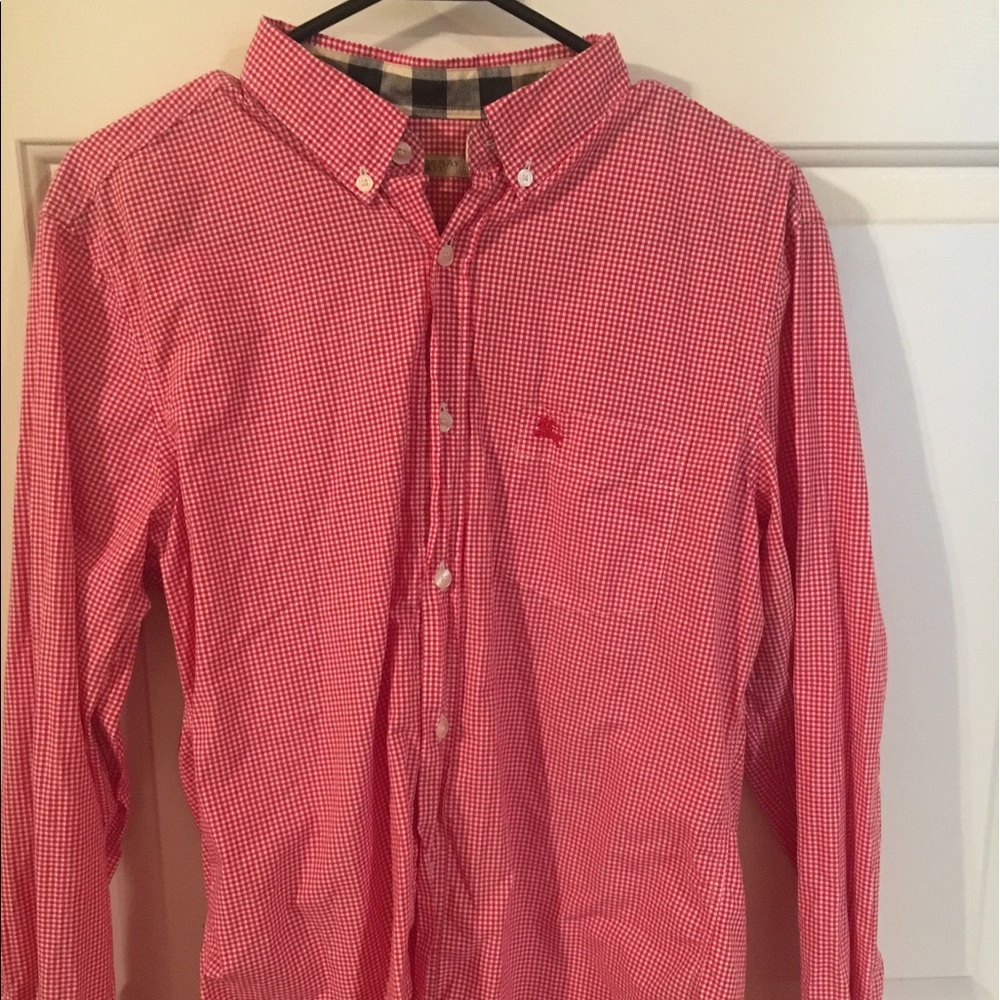 Men's Burberry Button Up