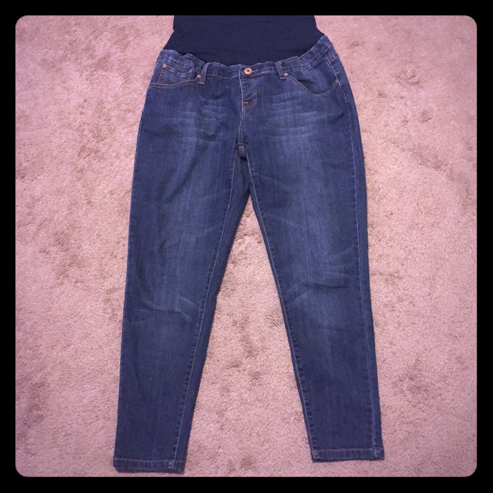Full panel maternity jeans