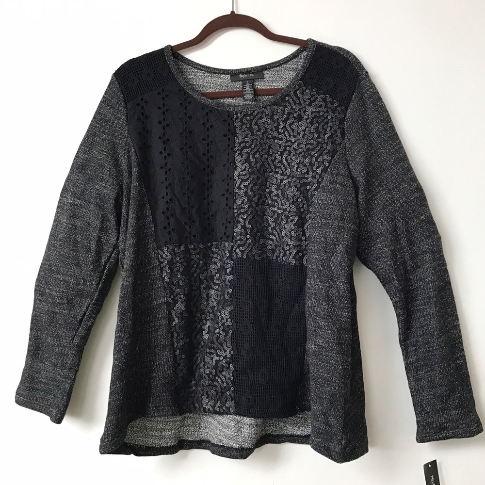 Gorgeous Style & Co. Catalina Hideaway sequin top