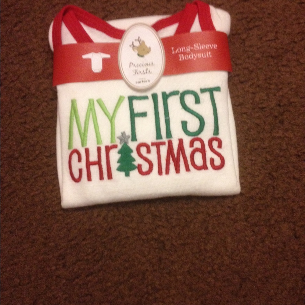 My First Christmas baby onesie