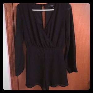 Forever21 Black Romper