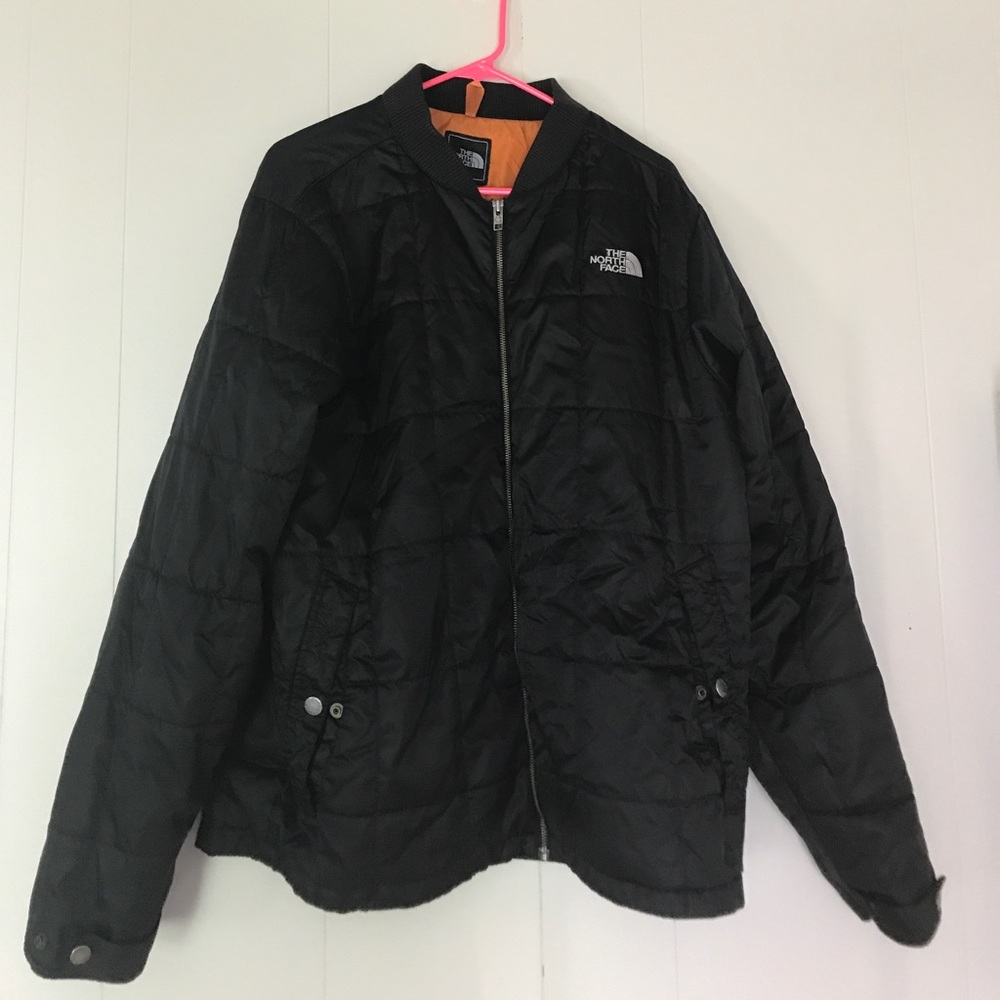 North face black winter coat