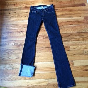 Rag and Bone stiletto boot jean size 24