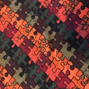 NEW Lularoe TC puzzle piece leggings